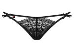 Ажурные трусики-стринги Intensa double (Размер: S-M) (Цвет: черный)
