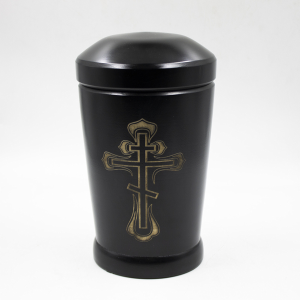 Урна биоразлагаемая «Вера мини» черная (лазерная гравировка)