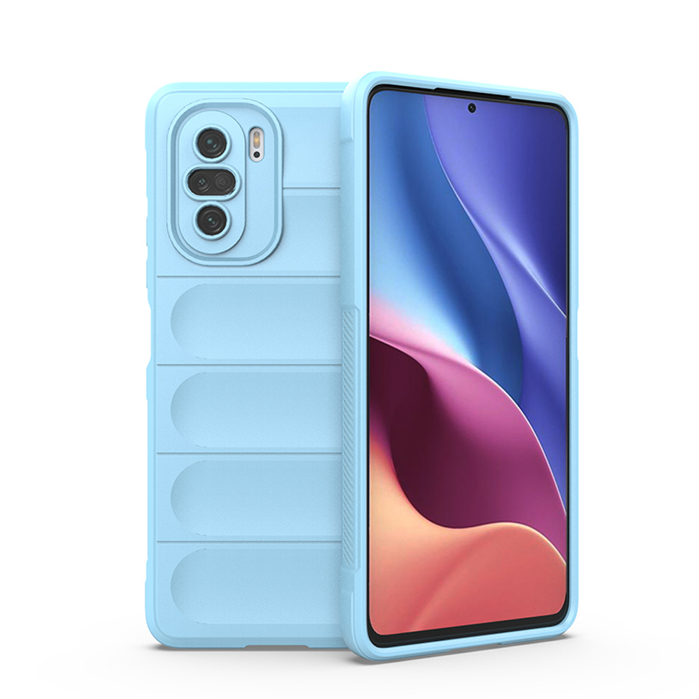 Противоударный чехол Flexible Case для Xiaomi Poco F3