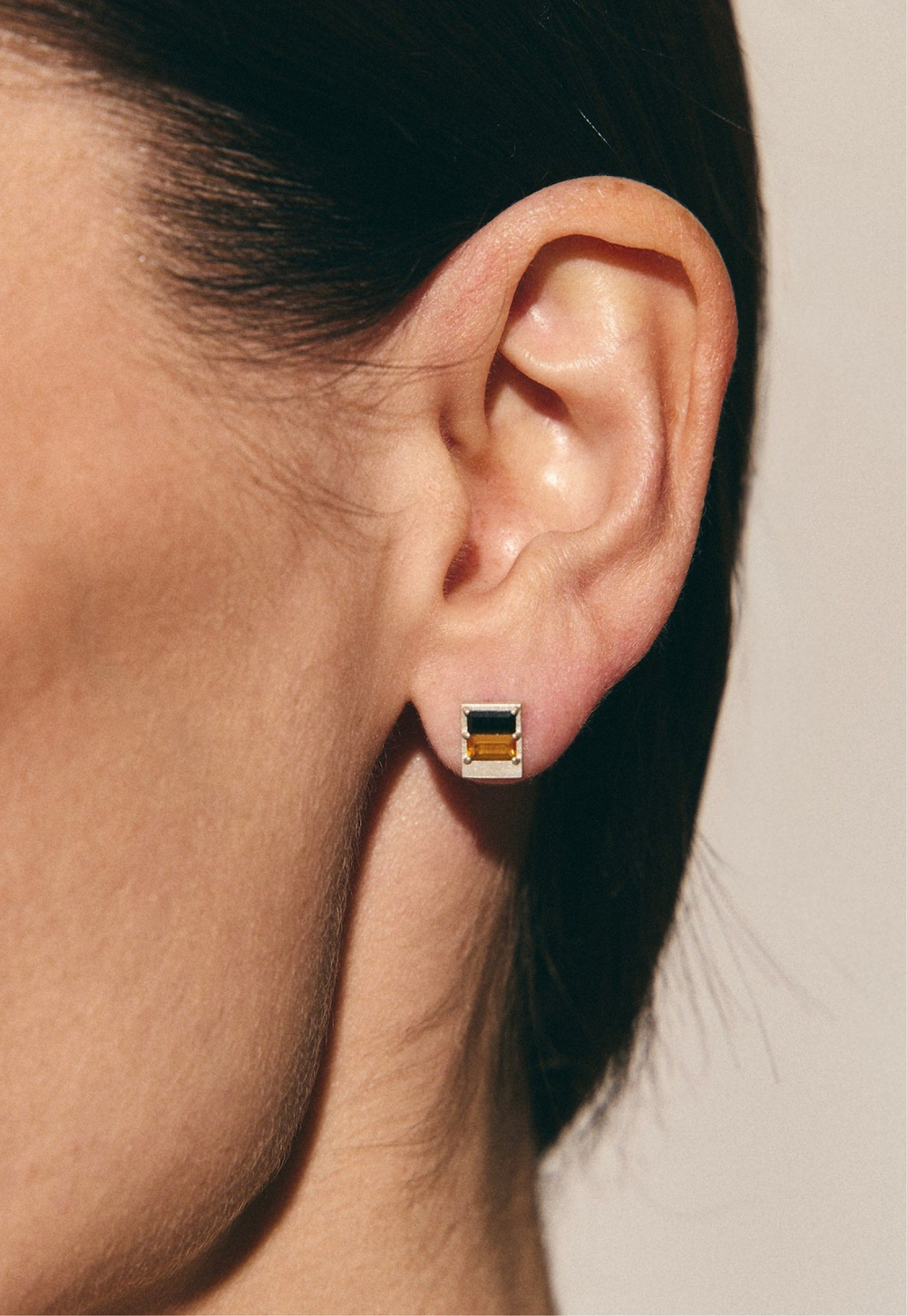 Серьги из серебра "Гроза в поле"