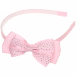 Ободок для волос детский на блистере «Rapunzel», в горошек, микс 6 цветов, 1см