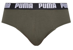 Боксерки теннисные Puma Basic Brief 2P - forest night combo