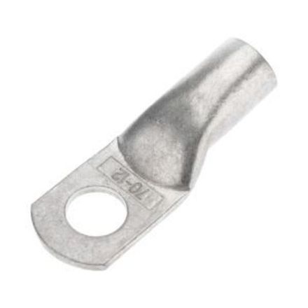 Наконечник медный луженый ТМЛ 70–12–13 (70мм² - Ø12мм) ГОСТ 7386-80 (в упак. 25 шт.) REXANT