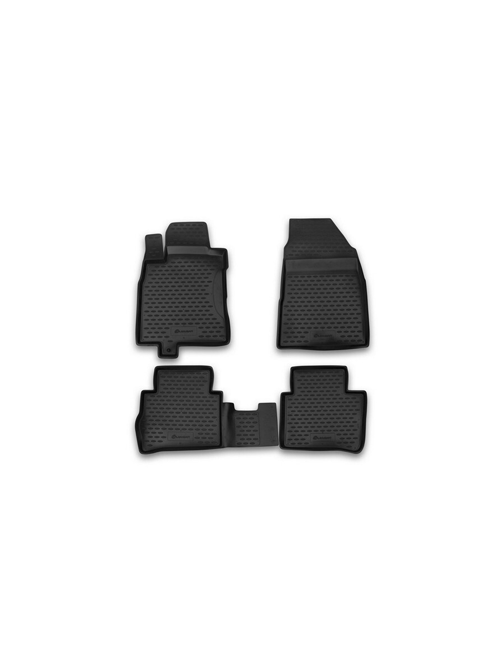 Коврики в салон для NISSAN Tiida 2004-2015, 4 шт. (полиуретан) NLC.36.21.210