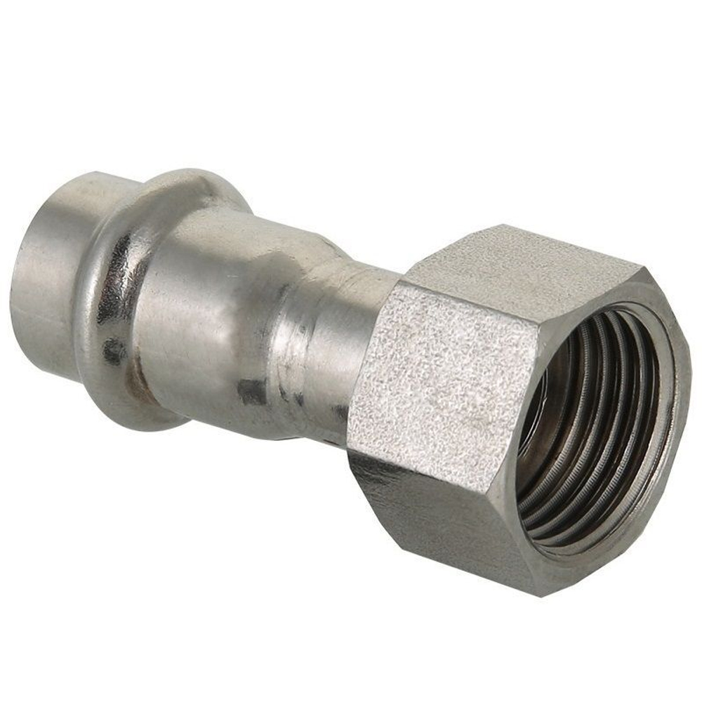Переходник 28-1 1/4", WAAG Heavy Inox, пресс-резьба, вн., сталь нержавеющая