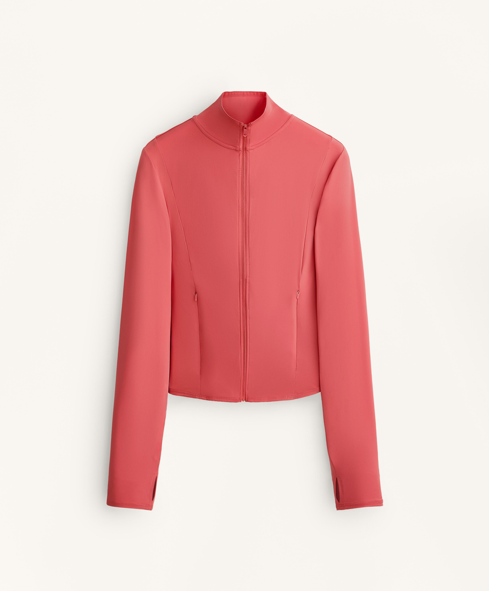 Oysho Техническая куртка с охлаждающим эффектом, коралловый