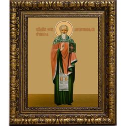 Зотик Сиропитатель Константинопольский священномученик. Икона на холсте.