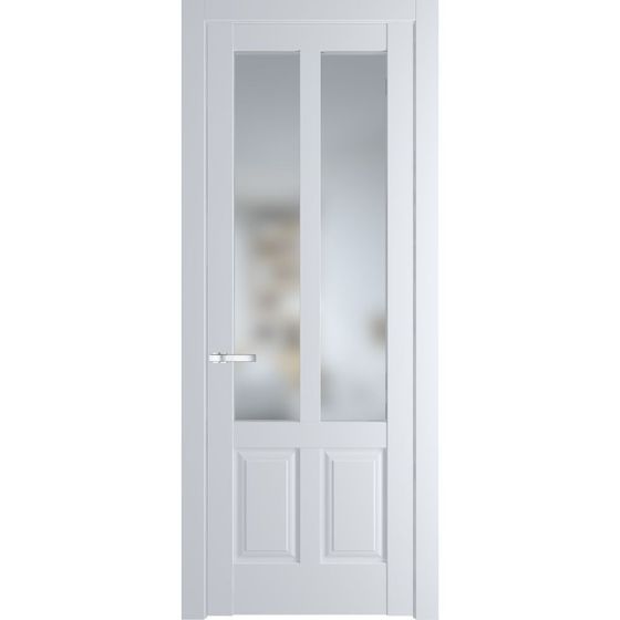 Межкомнатная дверь эмаль Profil Doors 4.8.2PD вайт остеклённая