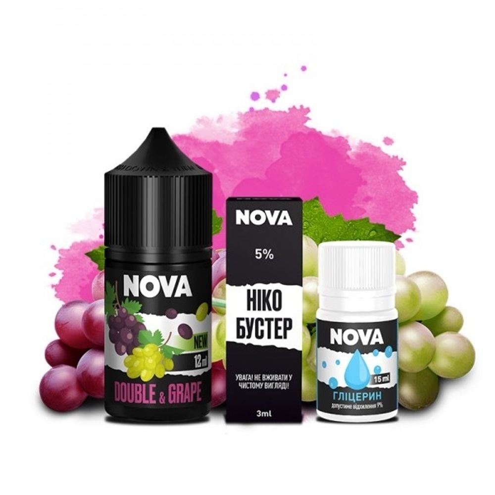 Chaser NOVA - Double Grape (30ml, 5% nic)
