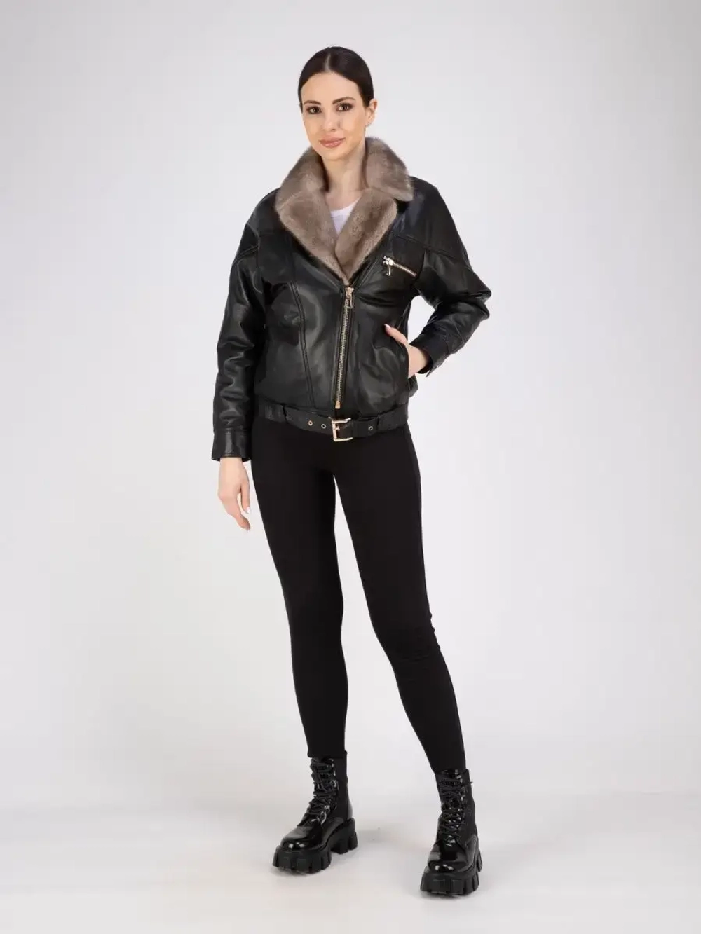 Куртка кожаная из натуральной кожи Турция