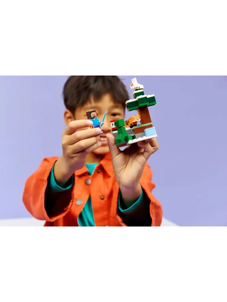 Конструктор Minecraft 21583 Тайга Стива. Приключение