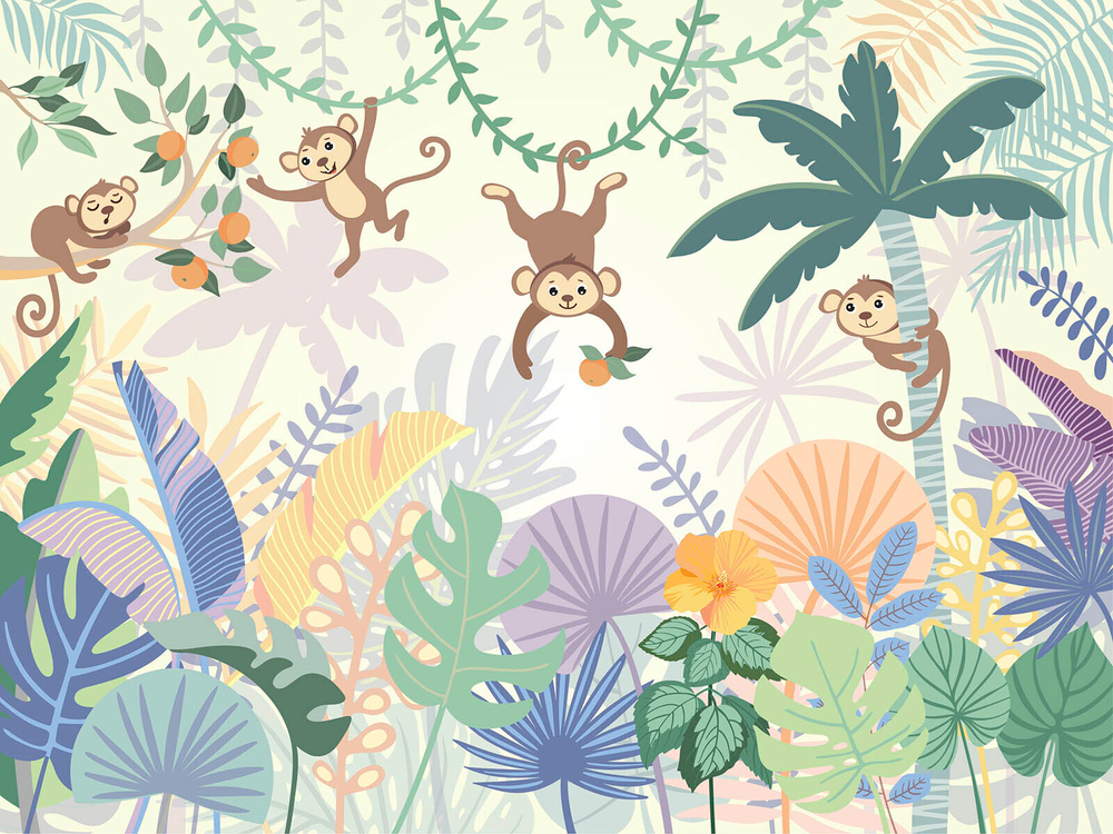 Дизайнерские обои Wall Street Trip to tropics