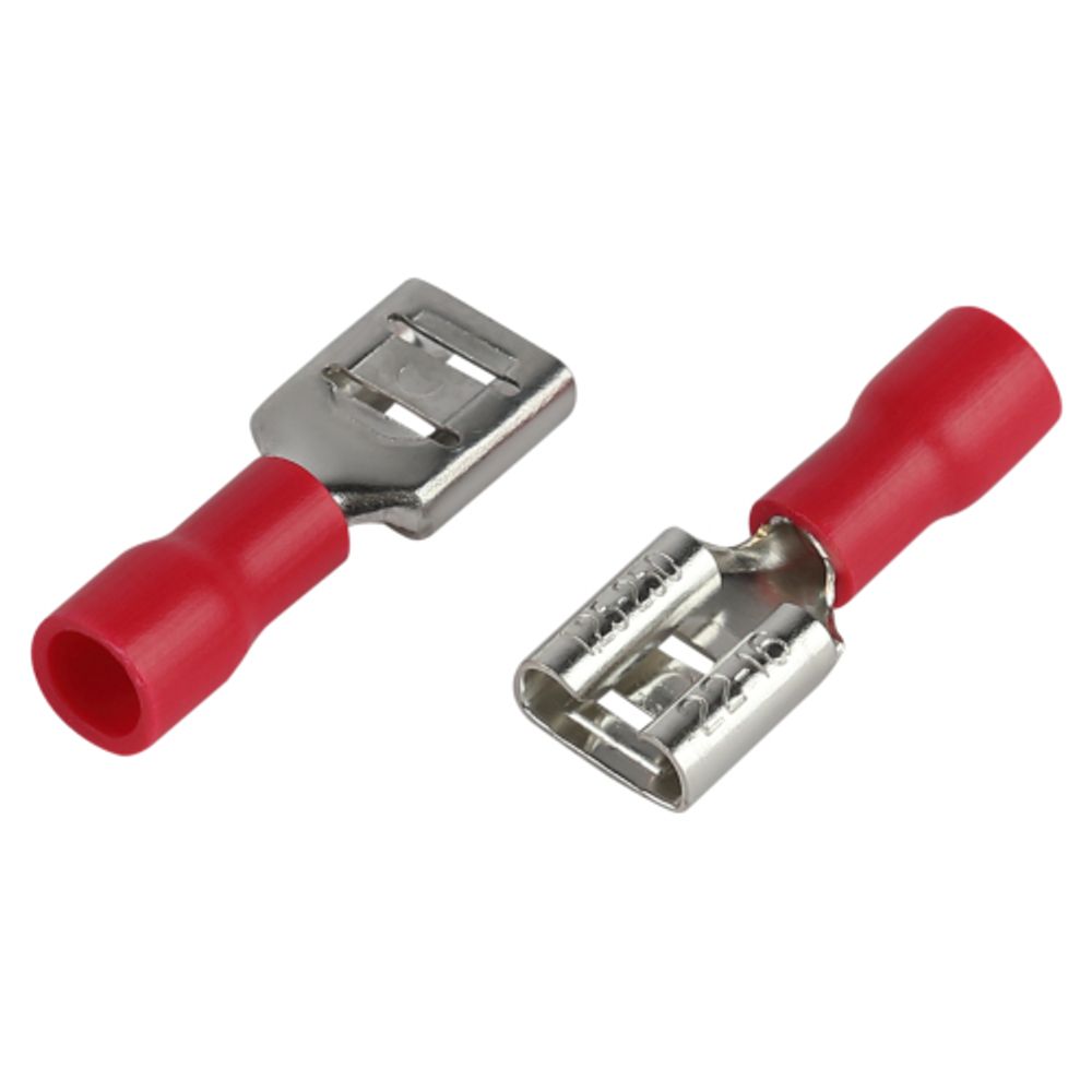 Разъем плоский ЭРА NO-225-125 РпИм 1.25-250 изолированный «розетка» (упаковка 50 штук) | Наконечники слаботочные