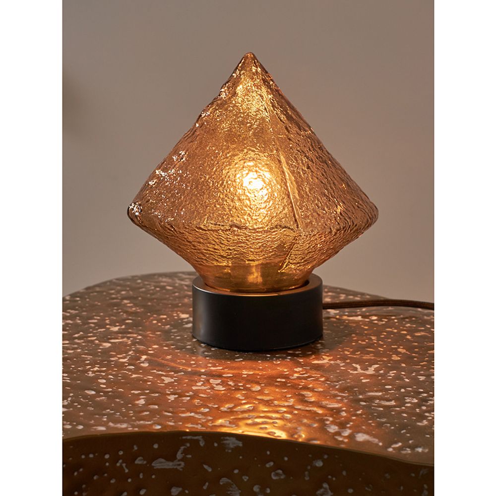 Светильник настольный Frozen Light, Ø20х23 см, янтарный