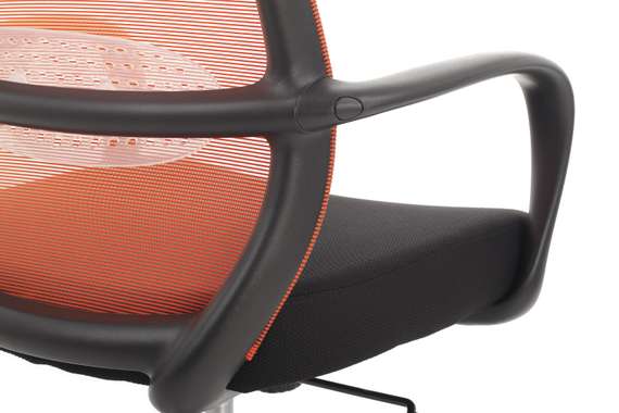 Кресло Fast W-207 Черный Пластик/Оранжевый