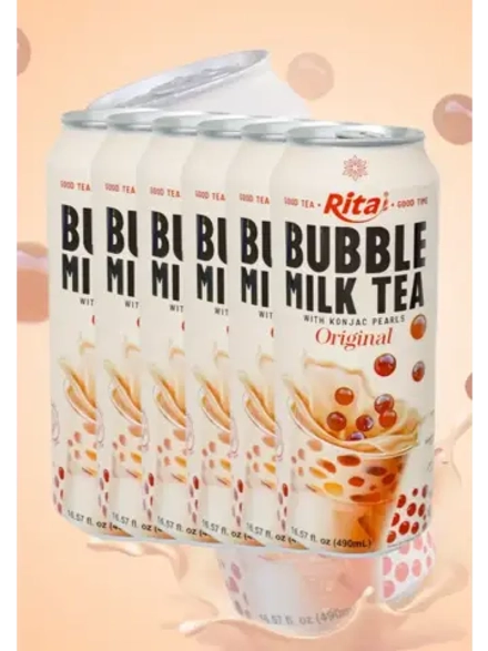 Молочный чай Бабл Ти с Оригинальным вкусом 490 мл * 6 шт