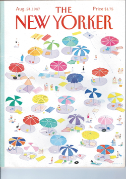 Журнал The New Yorker 24-08-1987, поврежденный