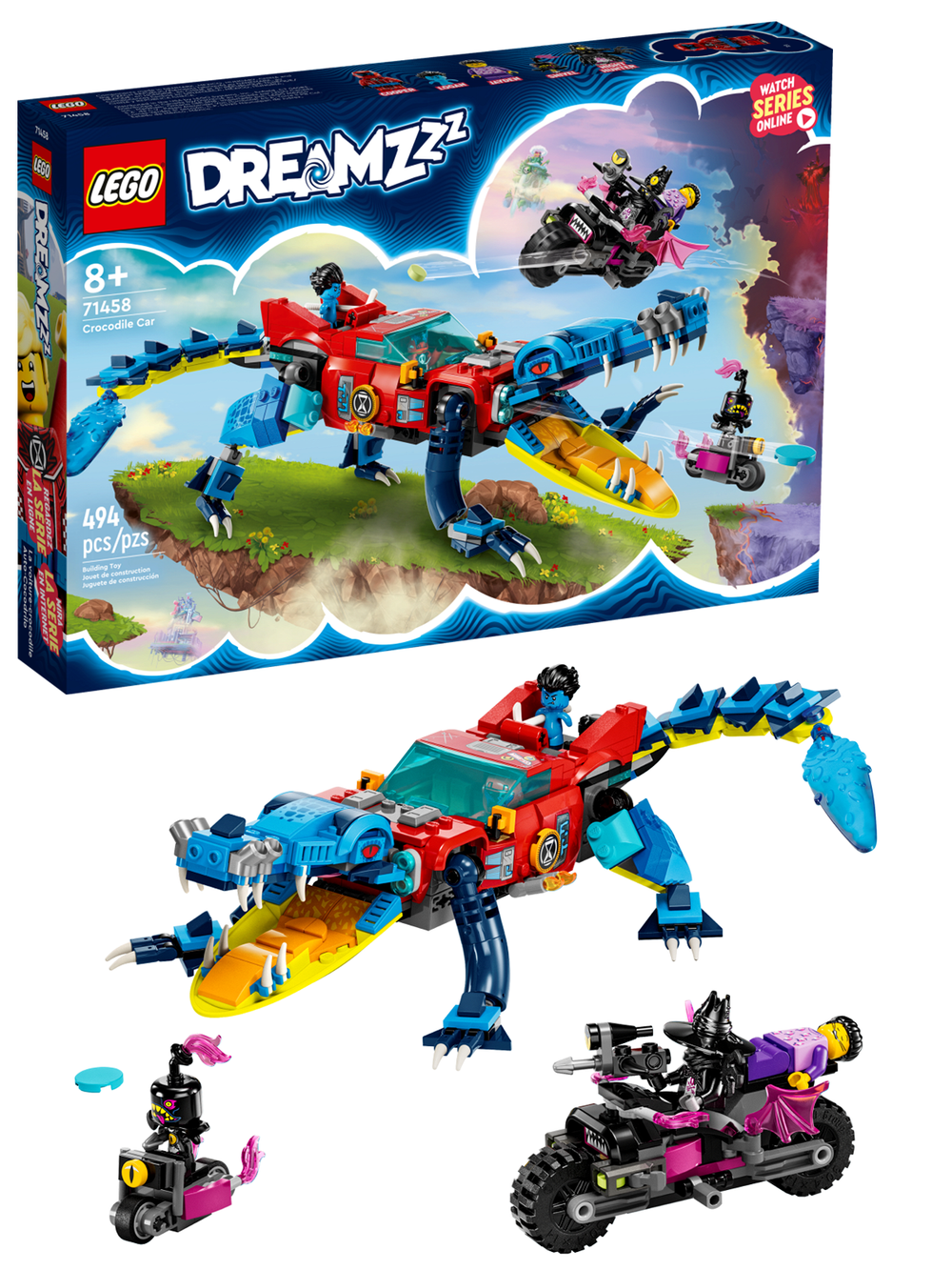Конструктор LEGO DREAMZzz Автомобиль-крокодил 71458
