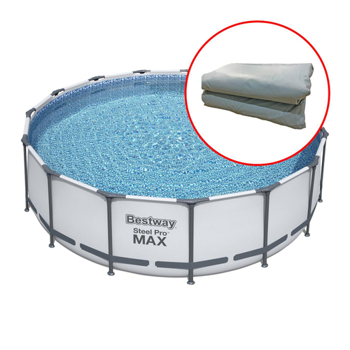 Чаша бассейна (чашковый пакет пвх) P05304 BestWay, для круглого каркасного бассейна 366 на 122 см. Steel Pro Max Bestway артикул 56420