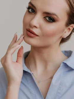 Колье Миражи с кристаллами-хамелеонами Swarovski