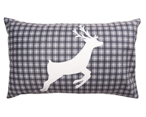 Наволочка декоративная "Олень" 30x50см Полиэстр