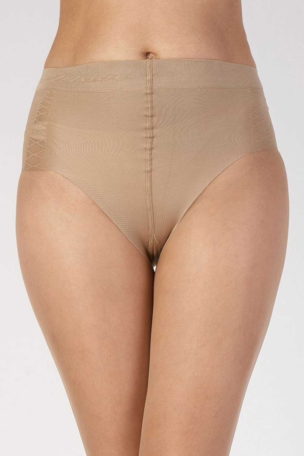 Корректирующие живот колготы Bodytoners (Размер: S-M) (Цвет: черный)