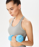 Гантель неопреновая DB-201 2,5 кг, синий пастель