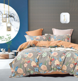 Постельное белье 2 спальное евро Asabella 1834-6