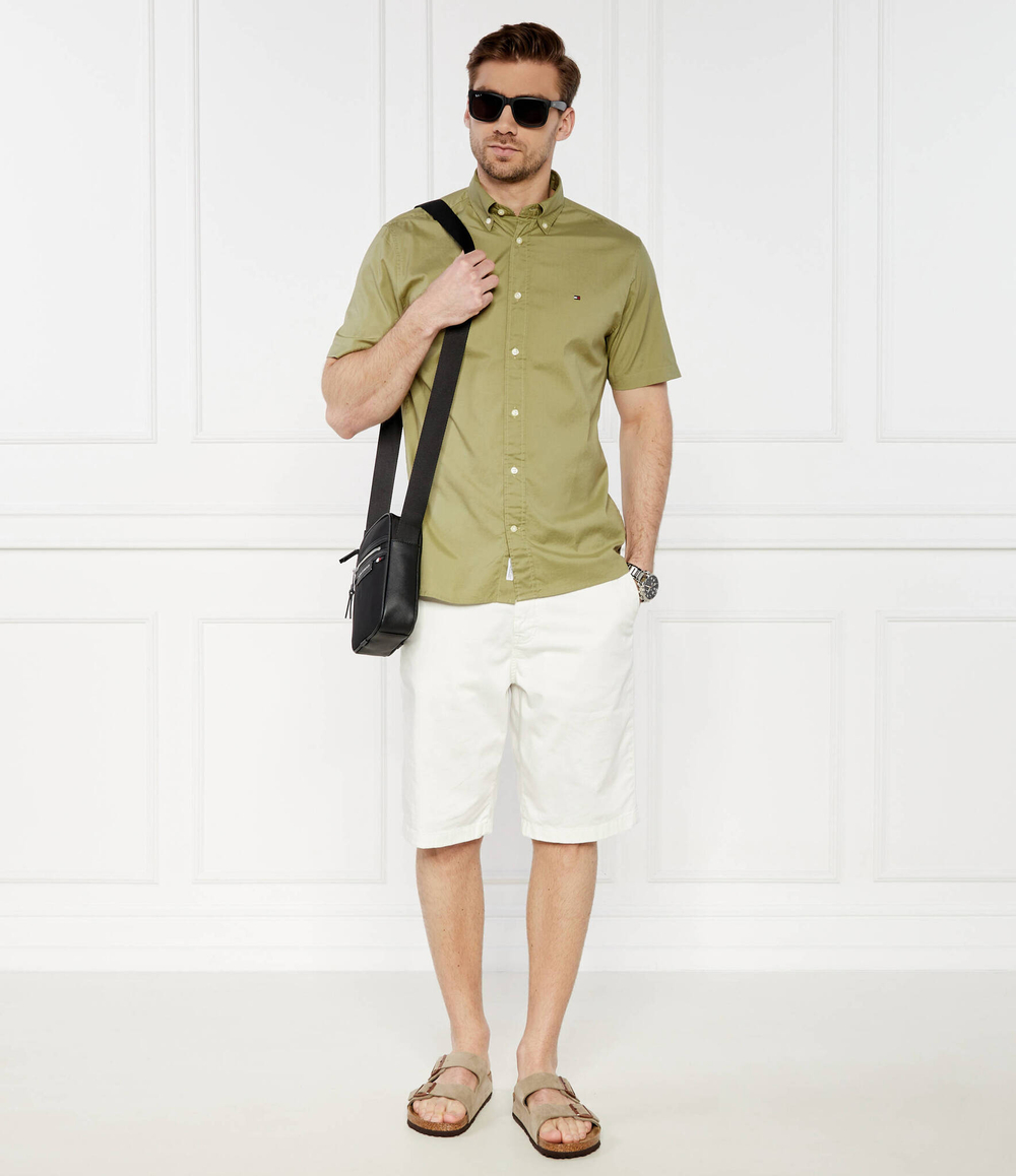 Рубашка FLEX POPLIN Tommy Hilfiger - оливковый (MW0MW33809)