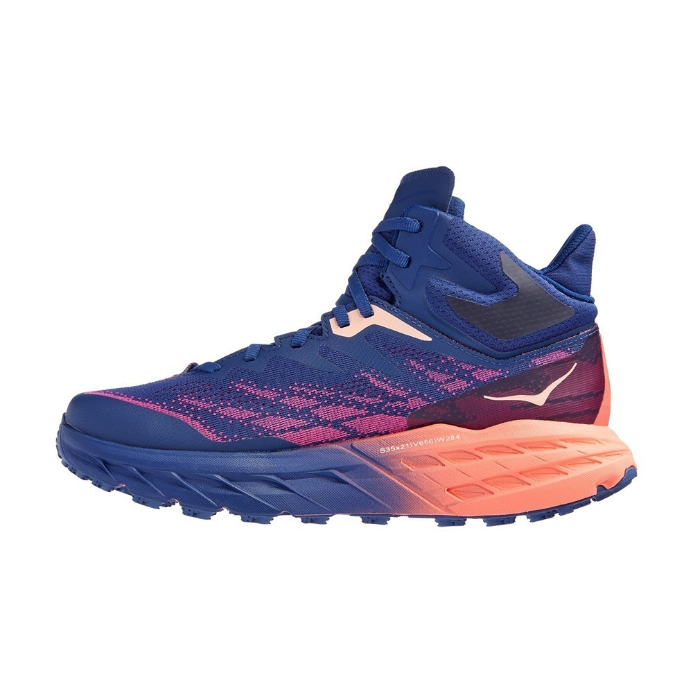 Кроссовки женские HOKA W SPEEDGOAT 5 MID GTX Bellwether Blue / Camellia