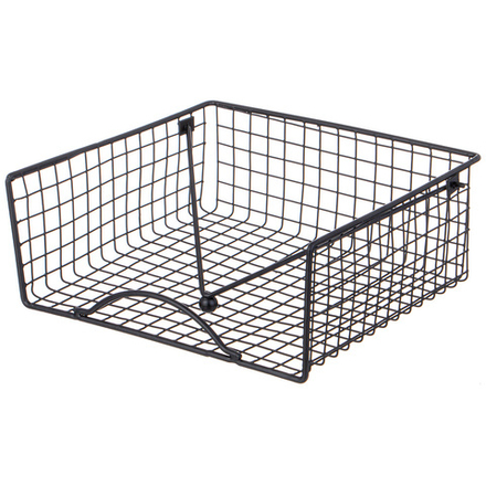 САЛФЕТНИЦА AGNESS 19*19*8СМ ЧЕРНАЯ (КОР=12ШТ)