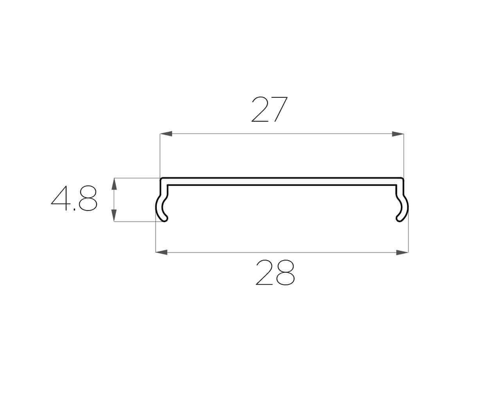 Рассеиватель матовый поликарбонат LC-LRM-М30-6