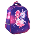 Ранец школьный, Феникс+, 27,5x37,5x14,5 см, полиэстер, ЭВА-панель, сублимационная печать, цветной светоотражающий рант, 1 отделение (-я)