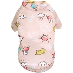 Кофта - толстовка для мелких пород собак «BRO Style», принт птички, р M