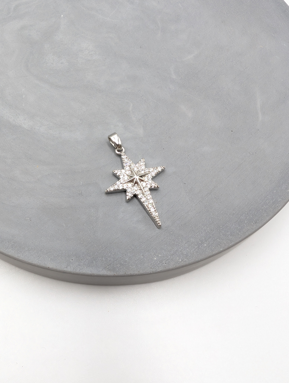 Подвеска звезда 25*20мм