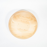 Деревянная глубокая тарелка (салатник) из древесины кедра 300 мм. T174