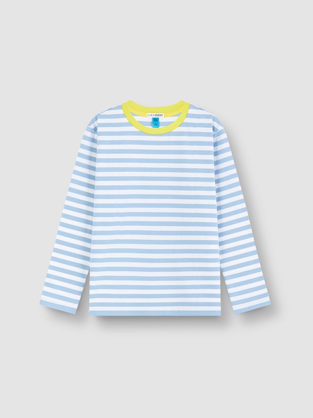 Лонгслив в полоску ПОЛЫНЬ/ЛИМОН