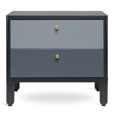 Тумба прикроватная LATITUDE Saga, Hordur, 55х40х50 см, черная