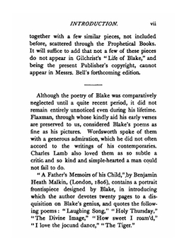 The poems of William Blake. comprising Songs of innocence and of experience, together with poetical sketches and some copyright poems not in any other edition | William Blake