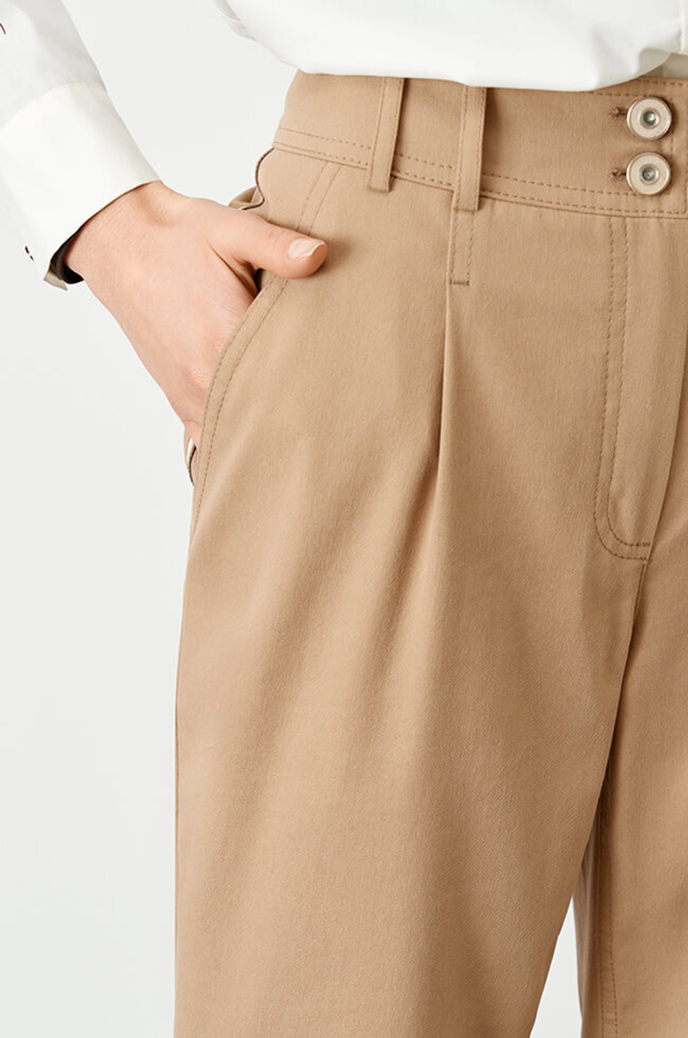 3934 Брюки женские (бежевый)