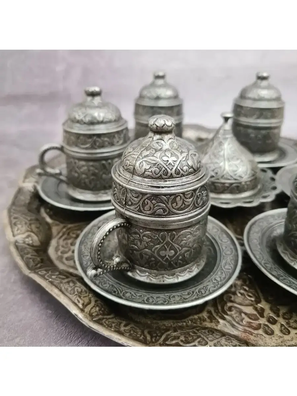 Кофейный набор с подносом