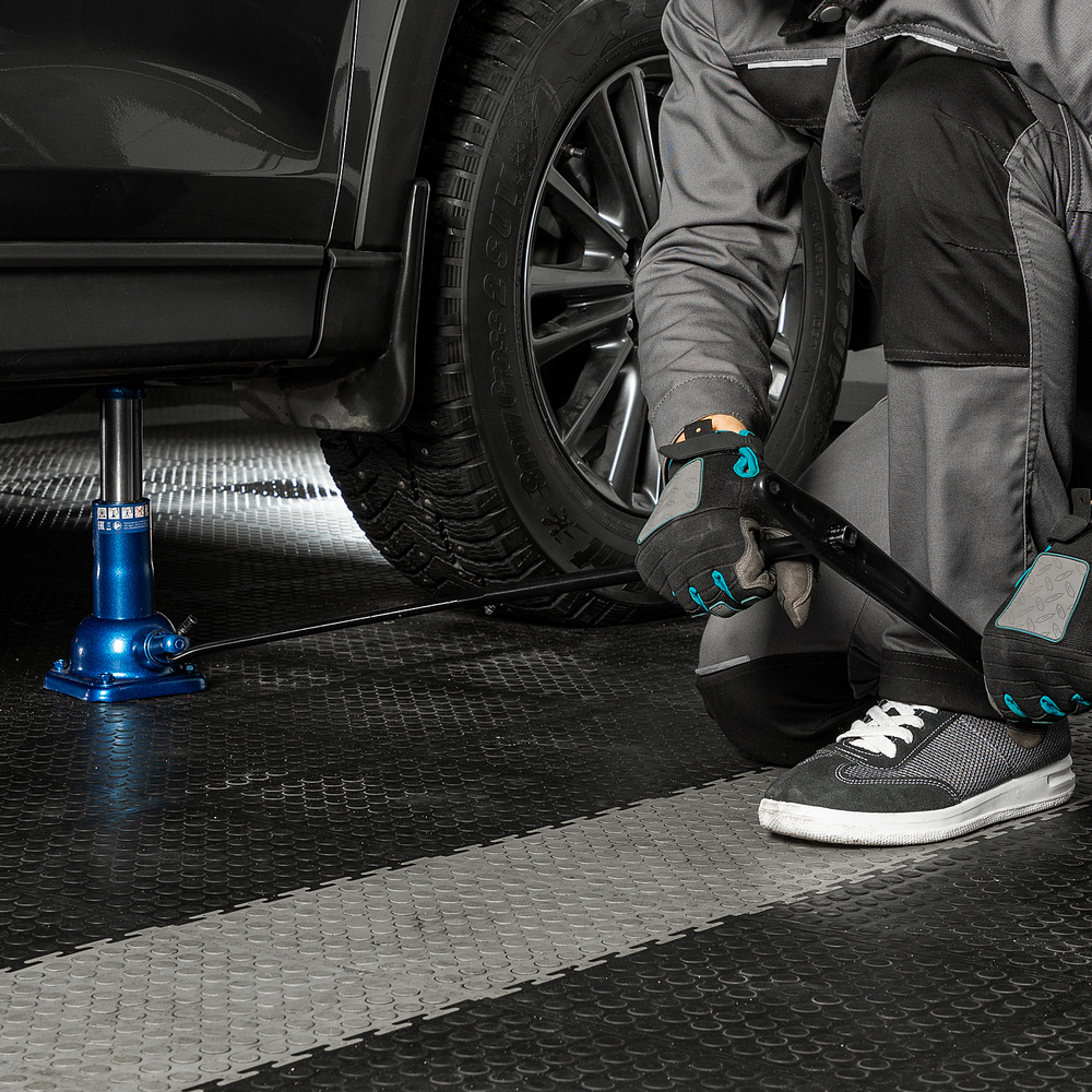 Домкрат механический бутылочный, 2 т, h подъема 180-395 мм, 2 части (домкрат, ручка) Stels