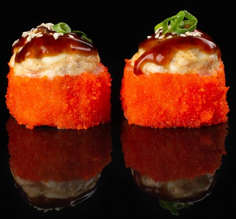 Ролл Запеченный с лососем 8 шт.