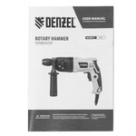 Перфоратор электрический RH-400-12, SDS-plus, 400 Вт, 1.2 Дж, 2 режима Denzel