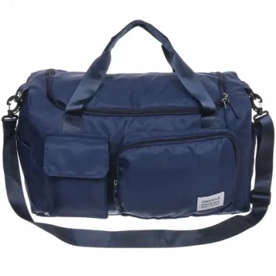 Сумка спортивная «City-sport», водонепроницаемый отдел + 2 кармана + отдел под обувь, цвет синий, 49*21*29см