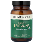 Dr. Mercola, органическая спирулина, 120 таблеток