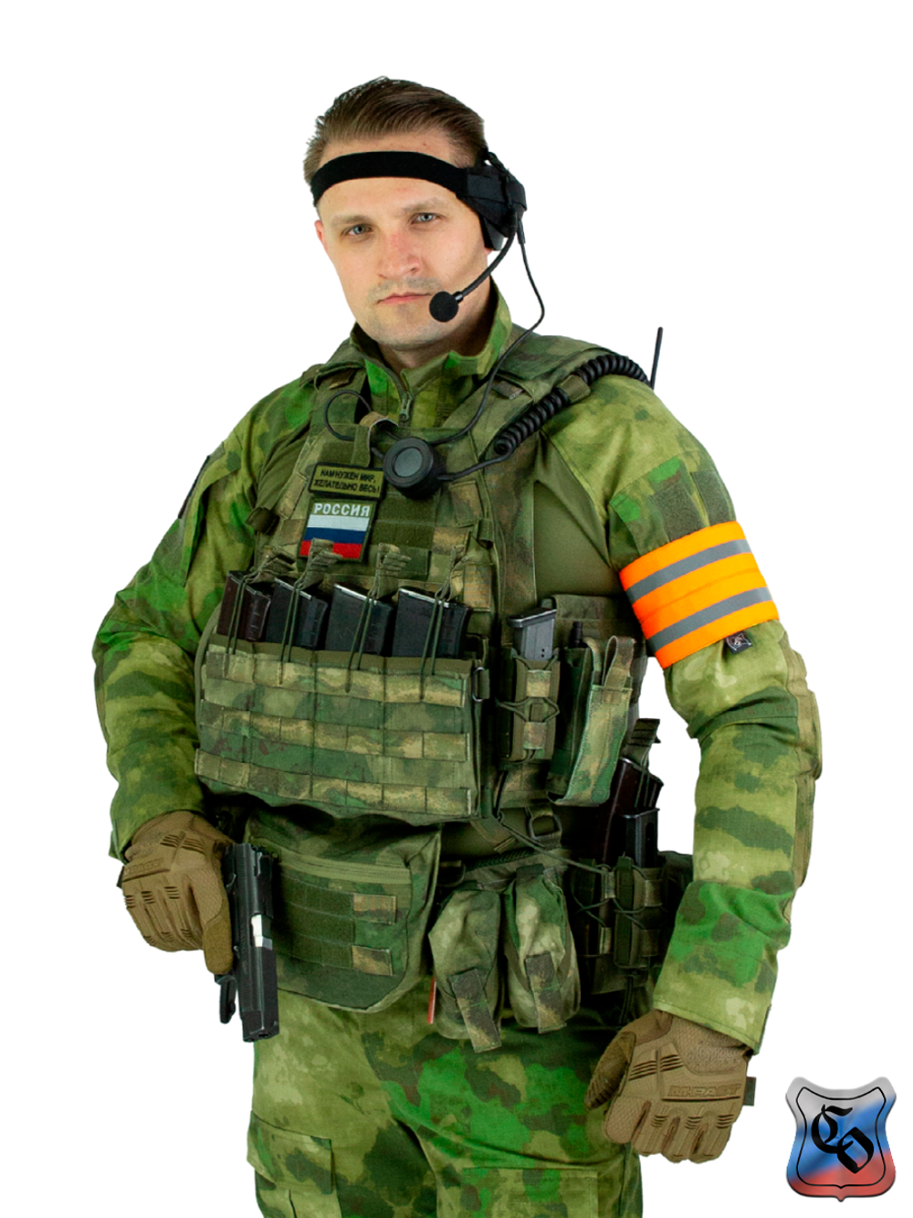 Подсумок SSO АКМ 4 MOLLE без клапана. A-Tacs FG