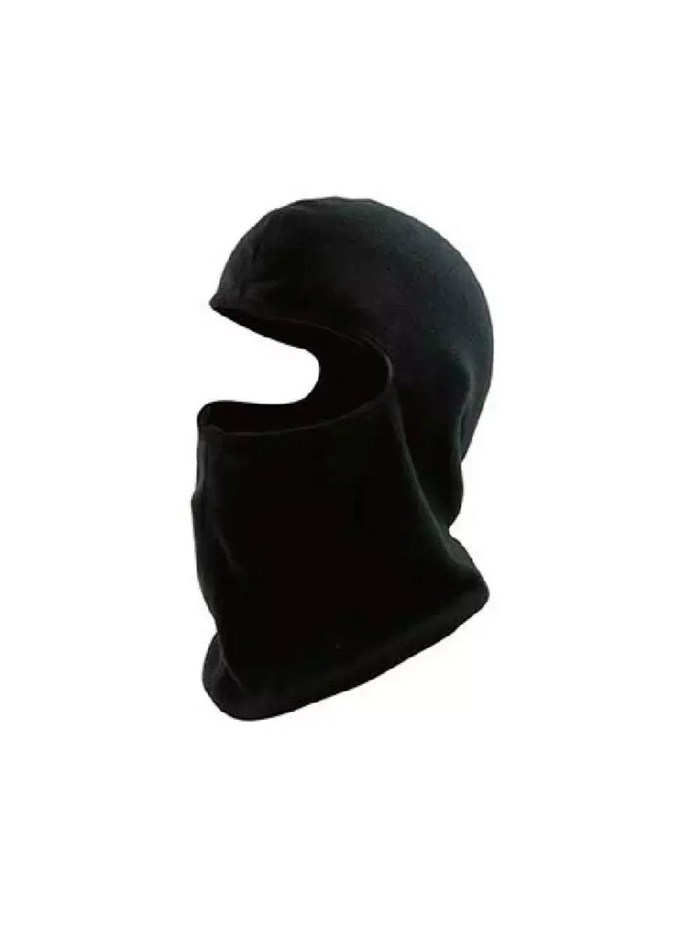 Шапка балаклава флисовая черная, мужская