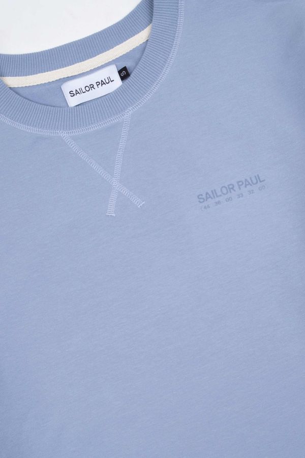 Футболка Terry Text Logo Голубая - фото 2