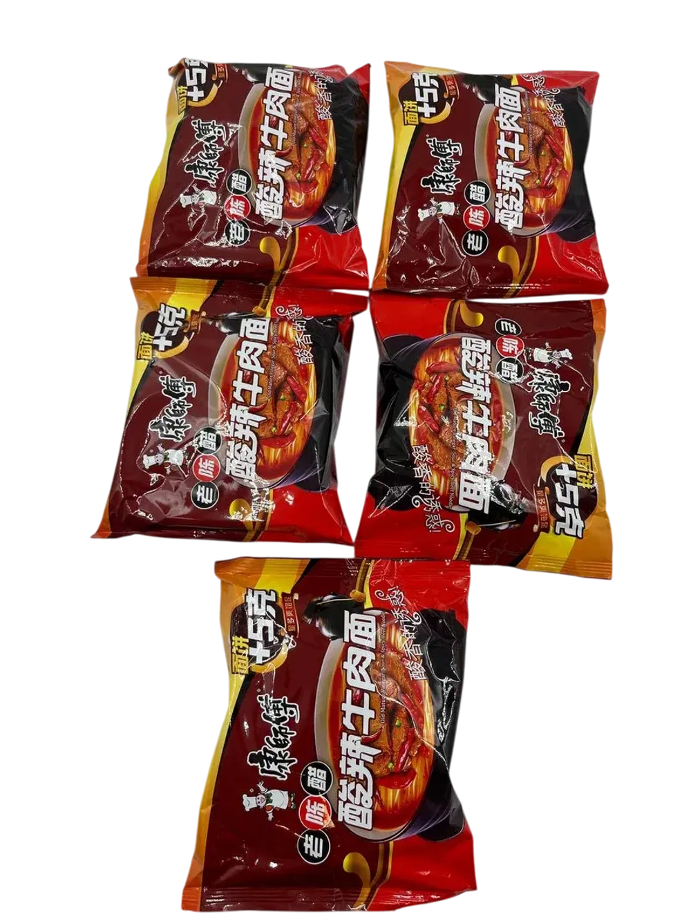 Kang Shi Fu лапша БП со вкусом кисло-острой говядины ,5шт